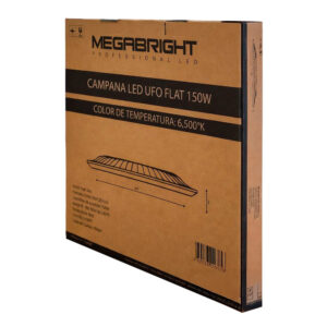 CAMPANA UFO LED FLAT 150W 6000K MEGA
